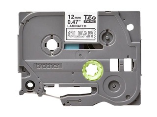 Brother TZe-135 Valge trükk puhtal lindil, lamineeritud, 12mm, 8 m