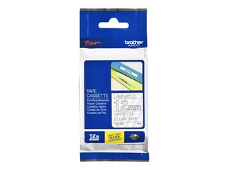 Brother TZe-135 White printing on Clear Tape, laminated, 12mm, 8 m