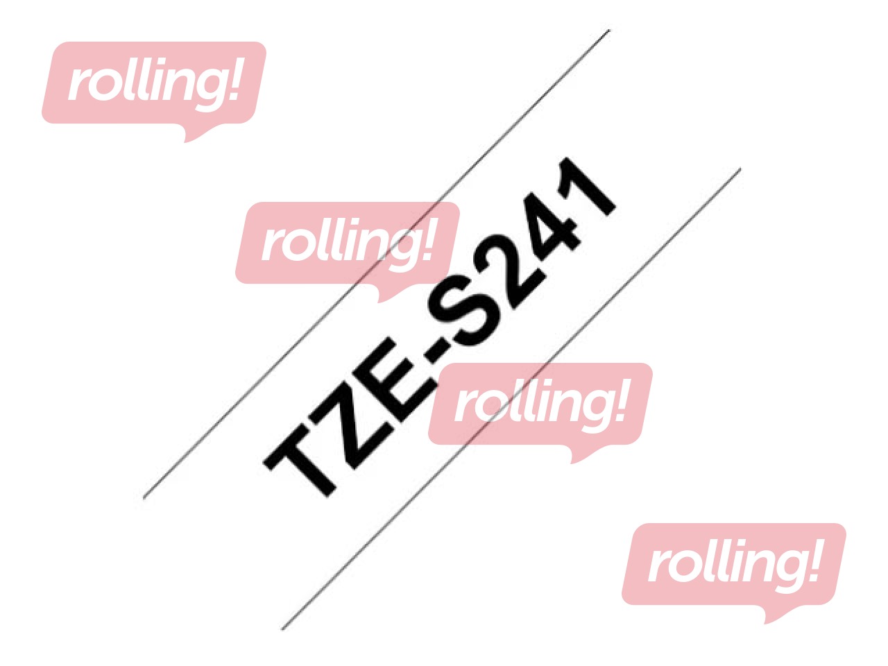 Uzlīmju lente Brother TZe-S241 ''Strong