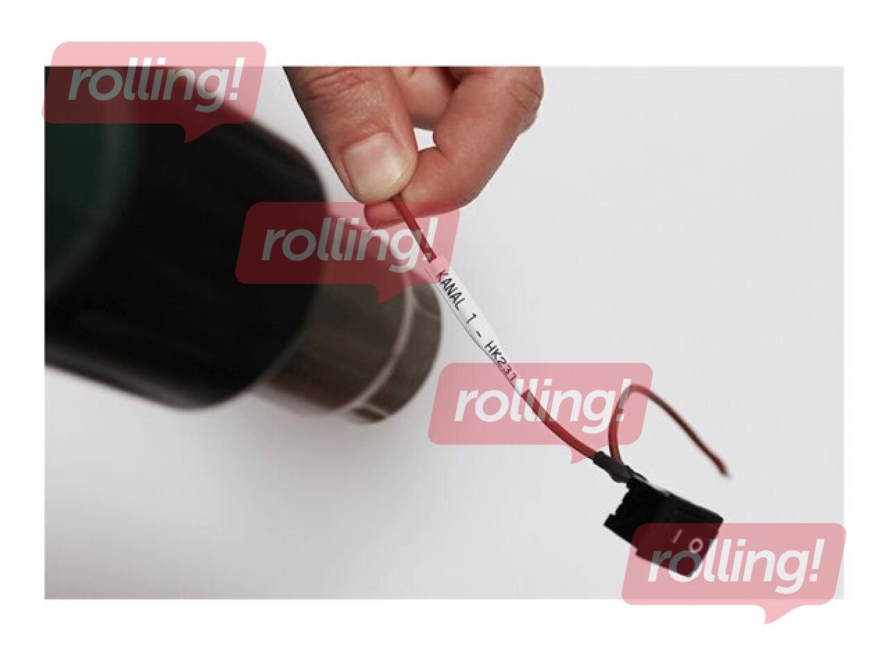 Brother HSe-211E termo sēžas caurule, balta, 5.2 mm x 1.5 m (0.8m-3.1mm)