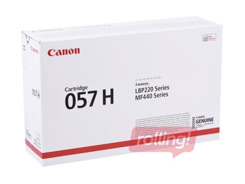Toner cartridge Canon 057H, black (10000 pgs)