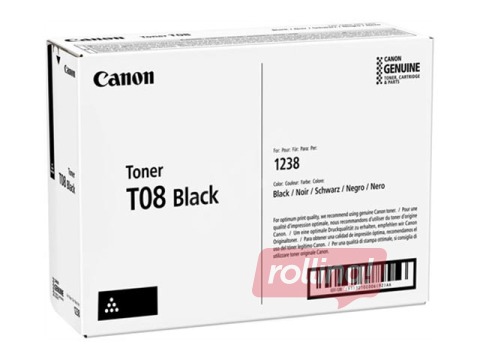 Tonera kasete Canon T08, melna (11000 lpp)