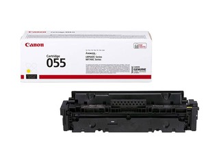 Tonera kasete Canon 055, Dzeltena (2100 lpp)