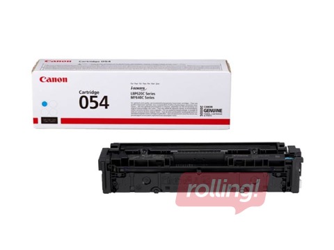 Tonera kasete Canon 054, ciānzila (1200 lpp)