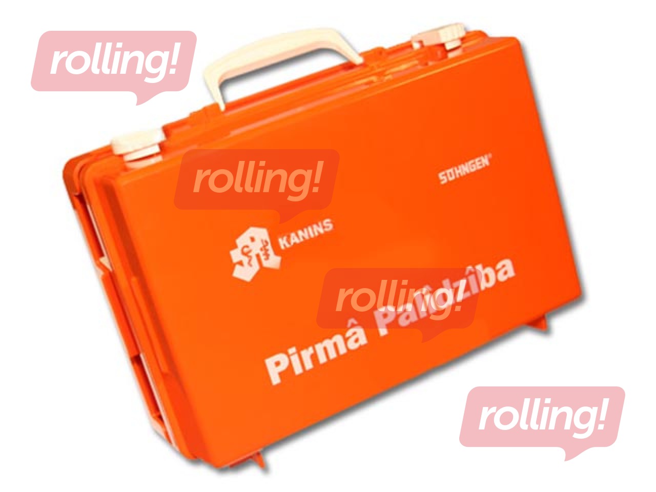 Аптечка первой помощи для предприятия, пластиковый чемодан с настенным держателем.