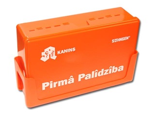 Аптечка первой помощи для предприятия пластиковая с настенным держателем