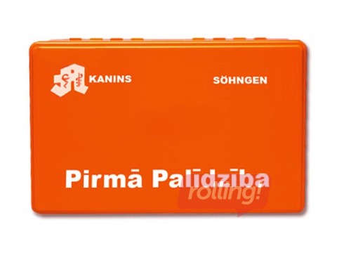 Pirmās palīdzības aptieciņa uzņēmumiem, plastmasas kastītē
