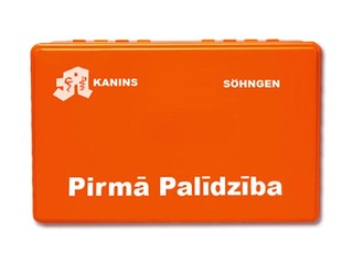 Pirmās palīdzības aptieciņa uzņēmumiem, plastmasas kastītē