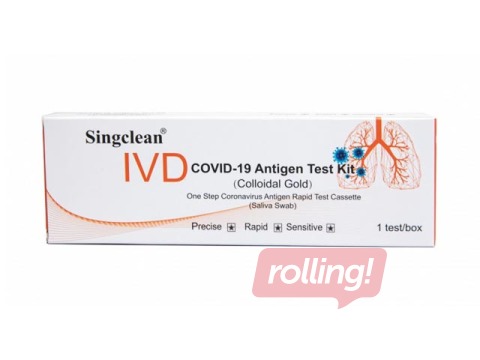 COVID-19 Singclean, ātrais SARS-CoV-2 antigēna tests, siekalu