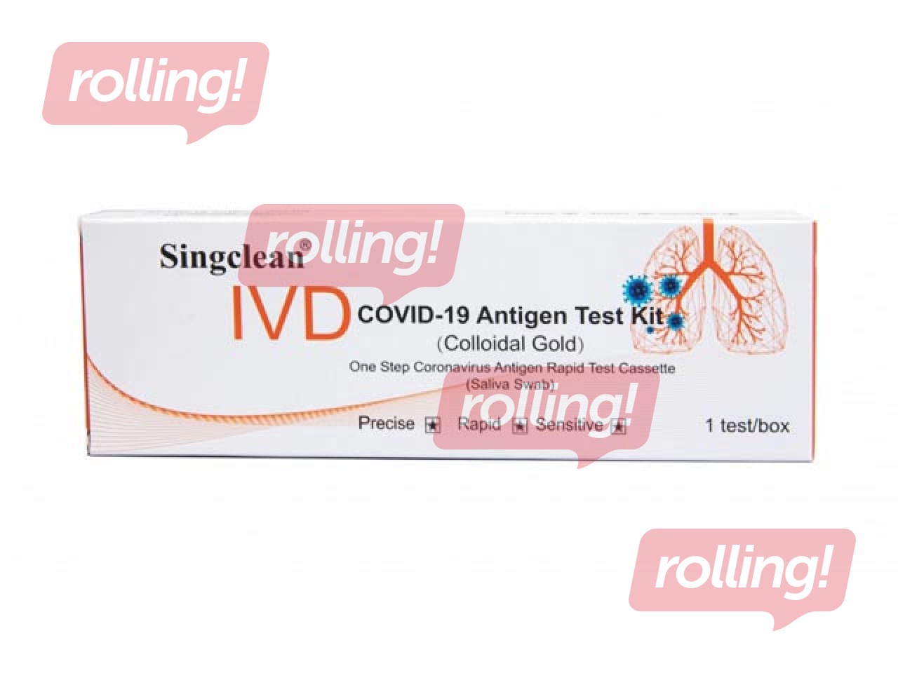 COVID-19 Singclean, ātrais SARS-CoV-2 antigēna tests, siekalu