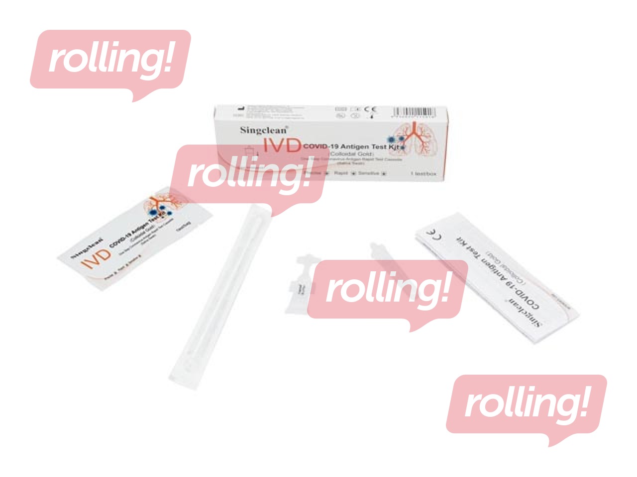 COVID-19 Singclean, ātrais SARS-CoV-2 antigēna tests, siekalu