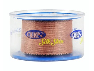 Тканевый лейкопластырь Silk Skin  2.5cm x 500cm, Olko 