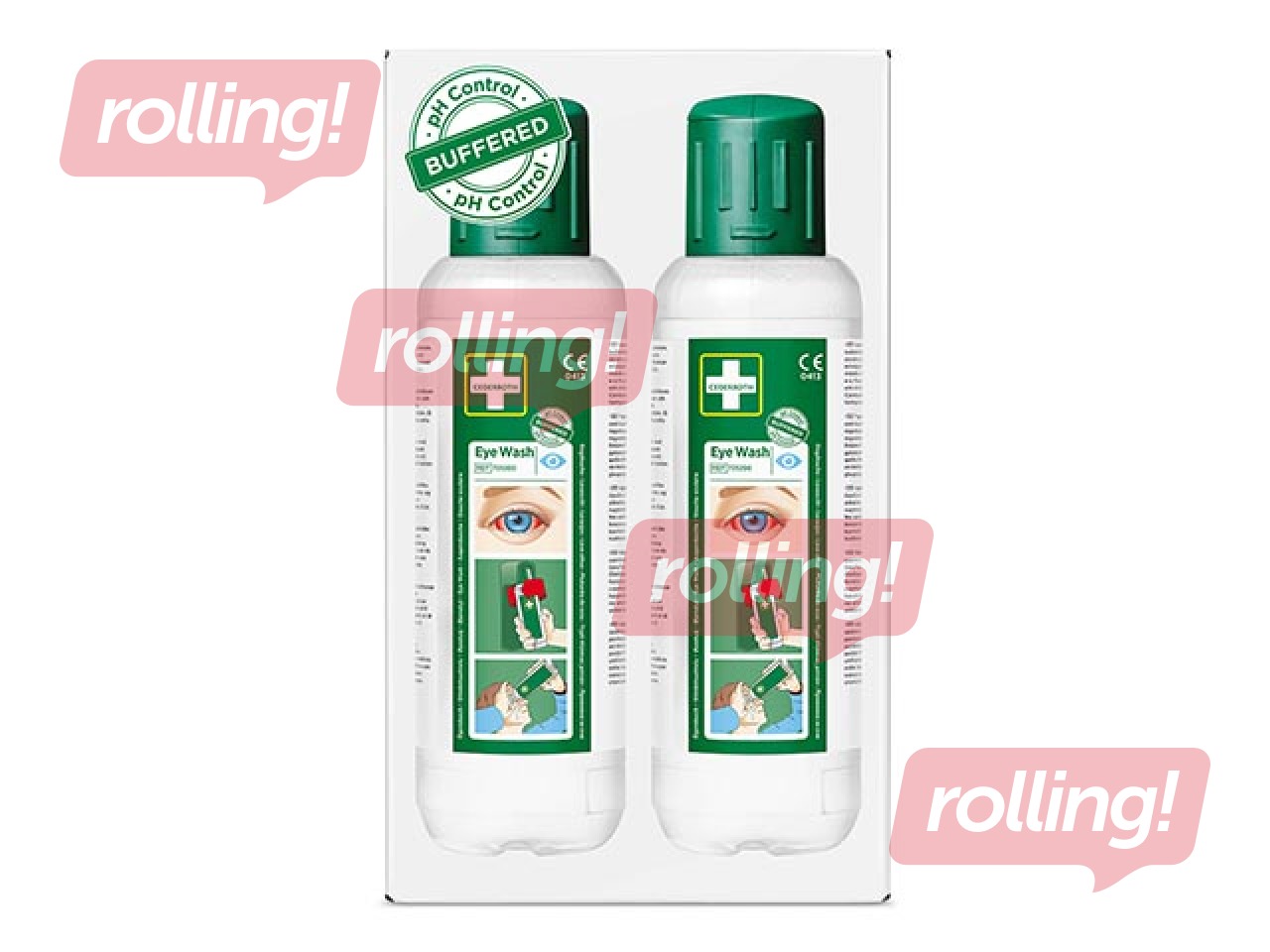 Acu skalošanas komplekts Cederroth (2x500ml)