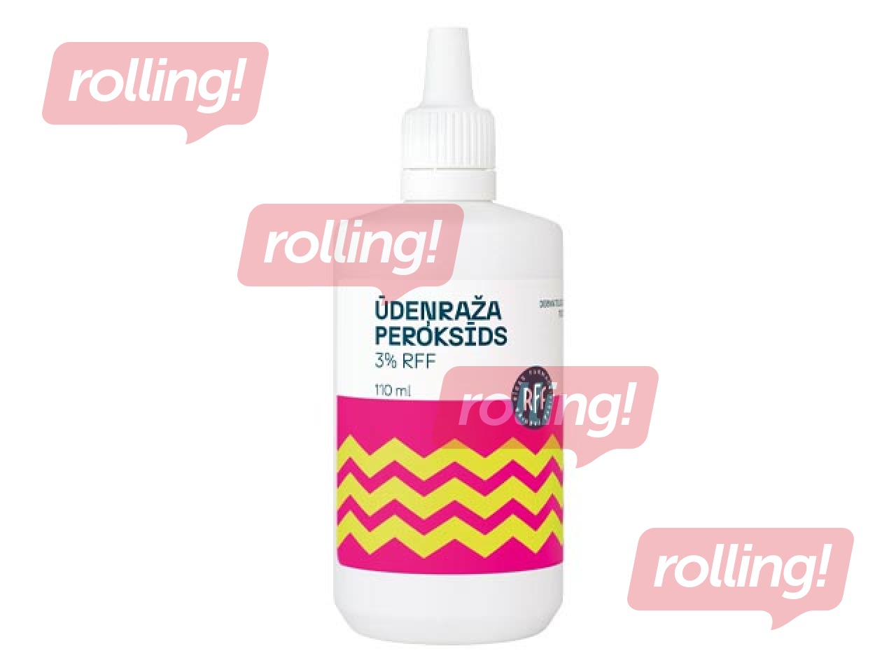 Ūdeņraža peroksīda 3% šķīdums, RFF, 110ml