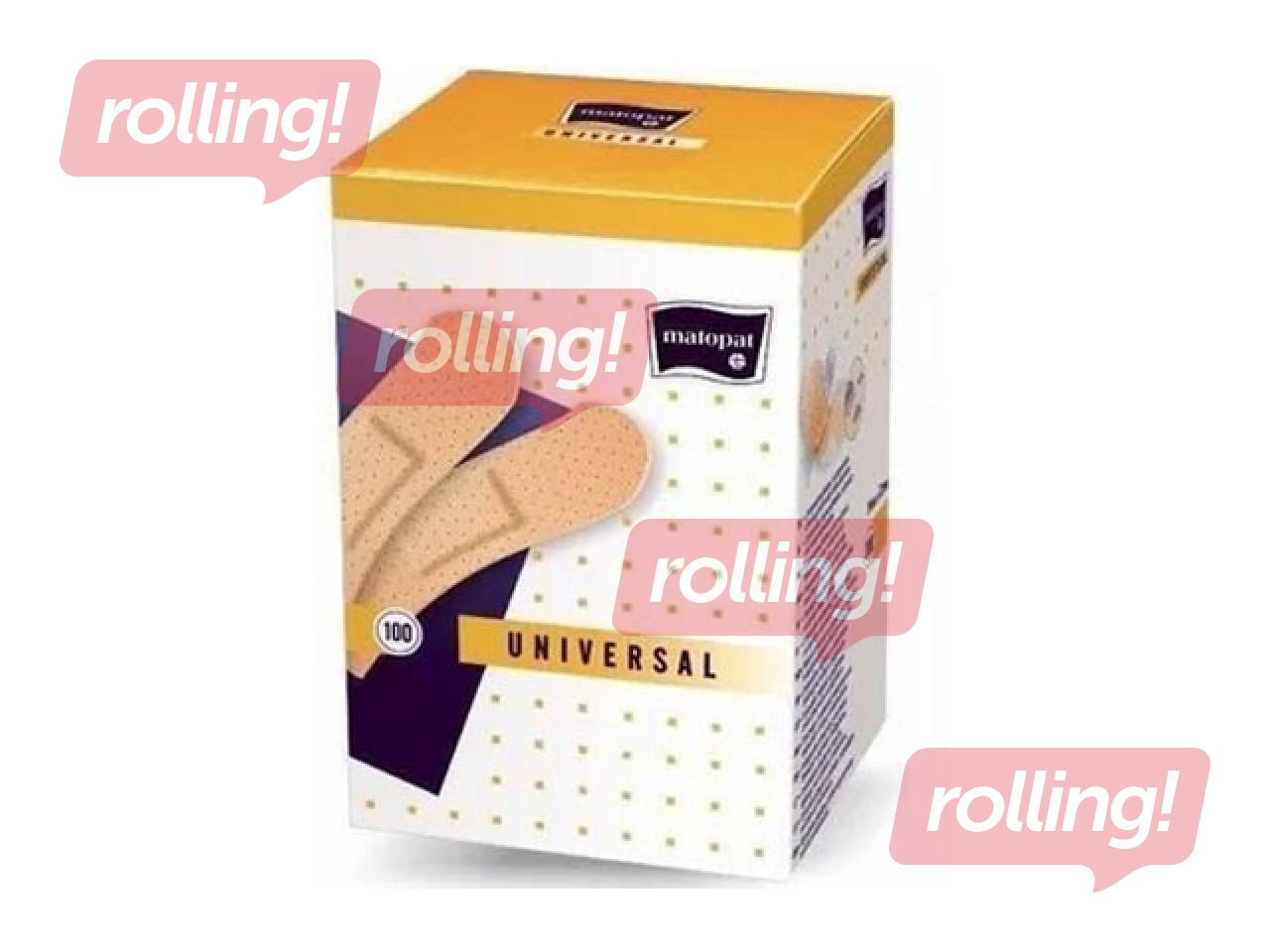 Пластыри Matopat, Universal, 19x76мм, 100 шт.