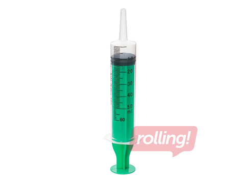 Irrigation Syringe, 3-Component, Sterile, 50–60ml