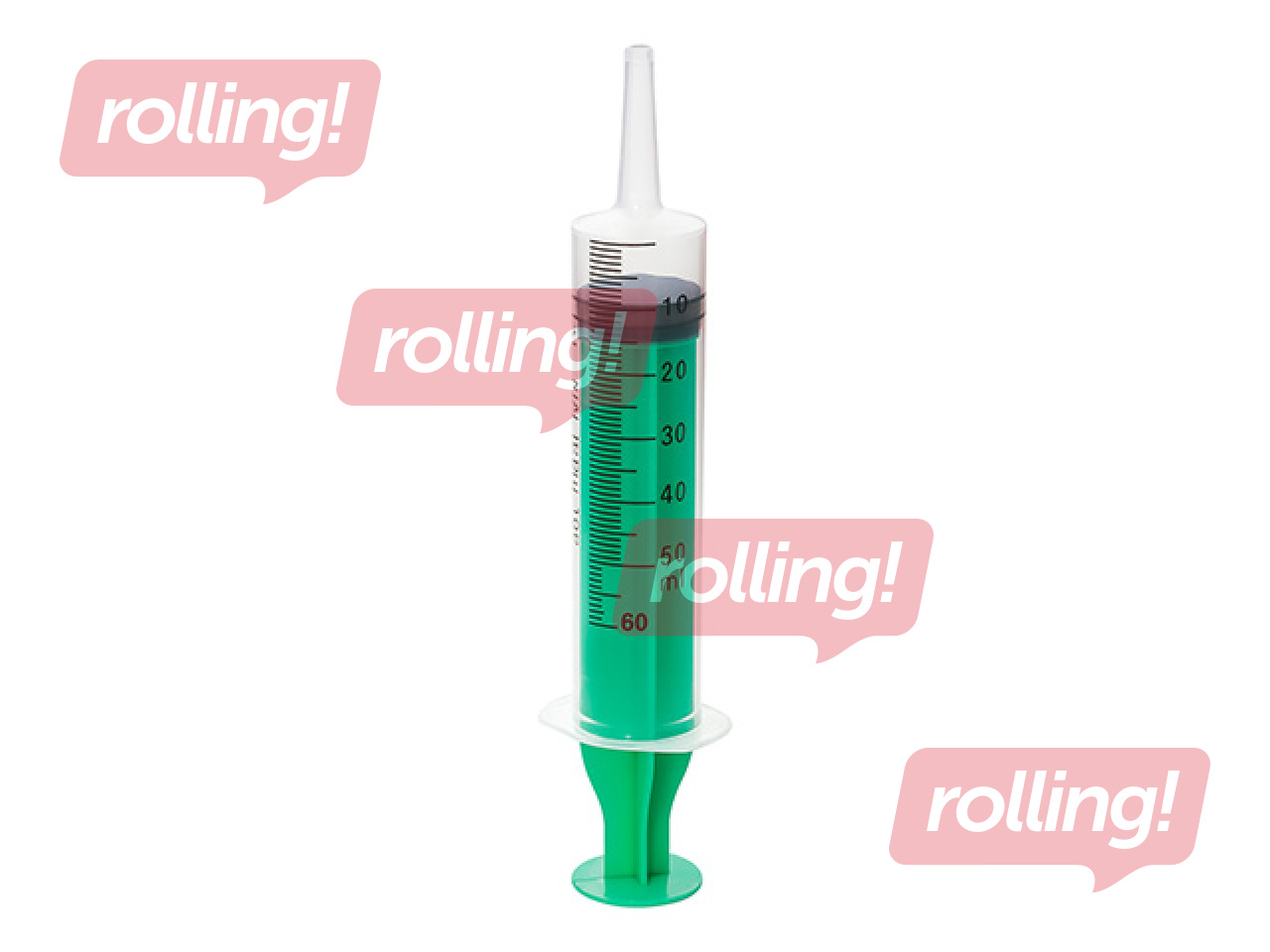 Šļirce skalošanai, 3 komponentu, sterila, 50-60ml