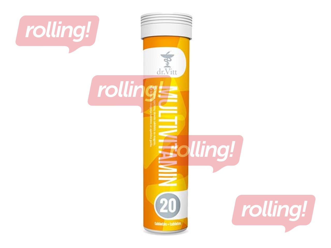 Multivitamins Dr. Vitt, effervescent tablets, 20pcs 
