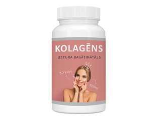 Uztura bagātinātājs, Kolagēns, 400mg, 30 kapsulas