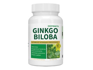Dietary Supplement, Ginkgo Biloba, 30 tablets