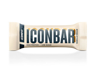 Batoniņš Iconfit, Iconbar, proteīna, vaniļas krēma, 45g