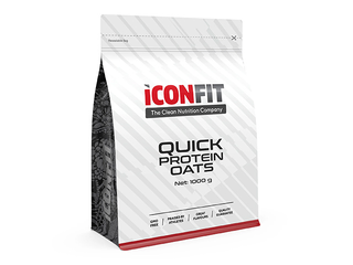 Auzu pārslas Iconfit, ātrās, proteīnu, šokolādes, 1kg + AKCIJA! Pērc Iconfit auzu pārslas un saņe