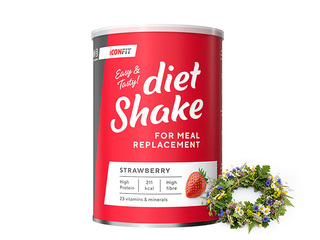 Diētiskais kokteilis Iconfit, zemeņu, 495g + Līgo dāvana!