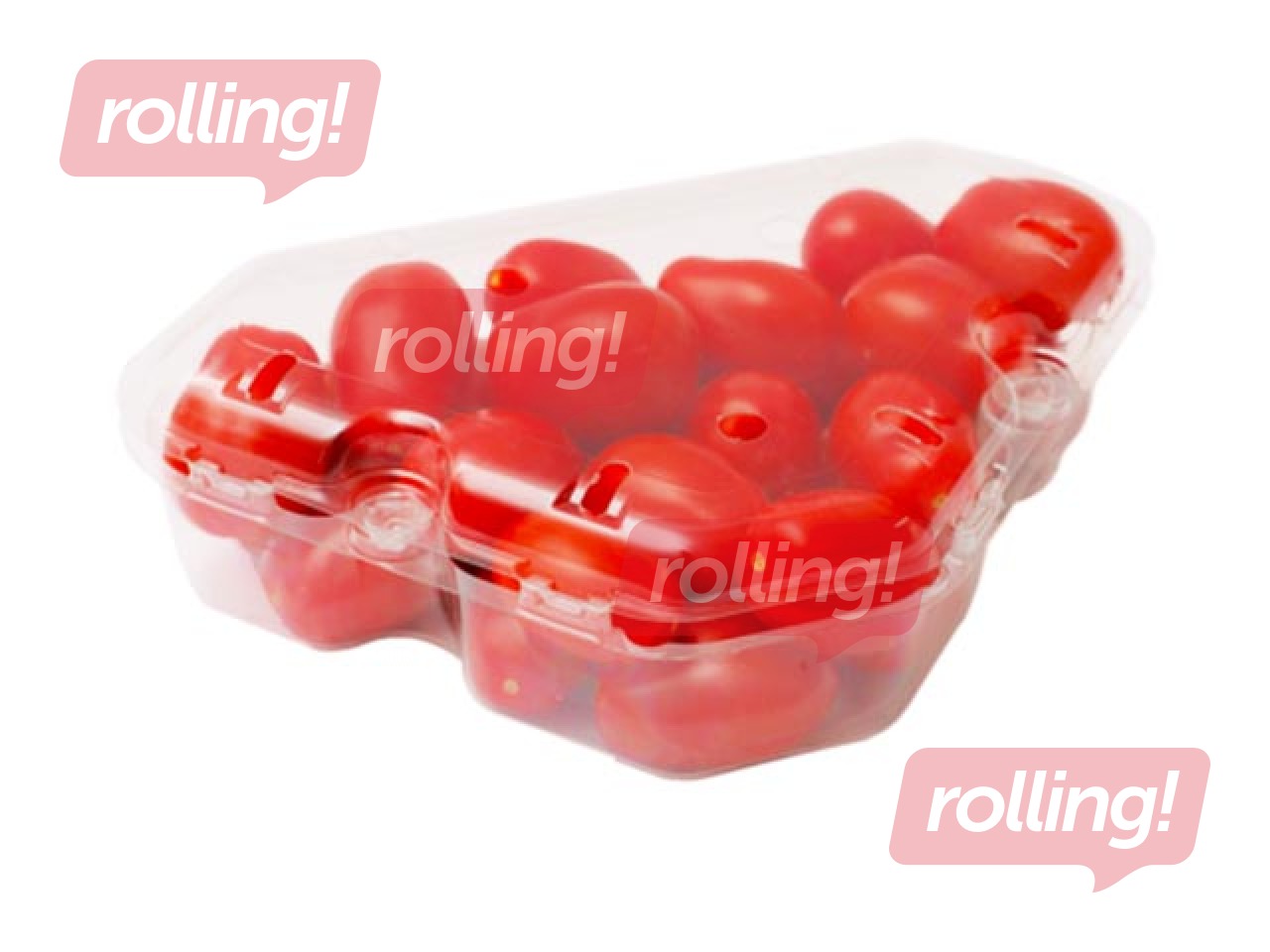 Tomāti Cherry plūmes, trijstūrī, 1 sķ., 250g