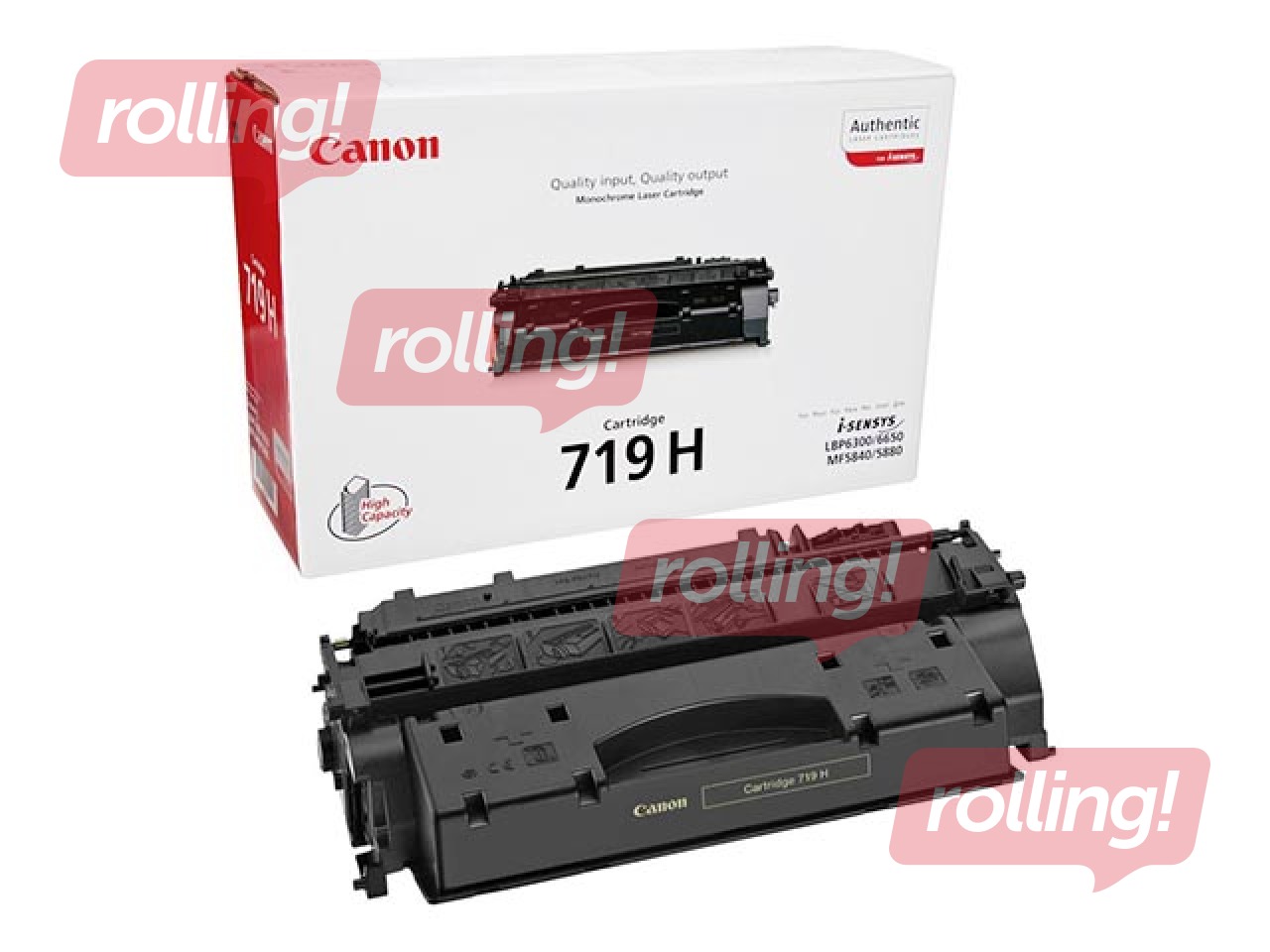 Tonera kasete Canon CRG 719H, melna, (6400 lpp.)