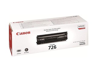 Toner cartridge Canon 726, black, (2100 pgs)