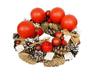 Advent Wreath - Land of Pinecones, ⌀30cm