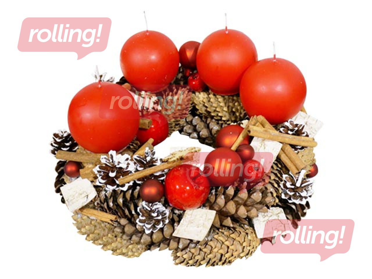 Adventes vainags - Čiekuru zeme, ⌀30cm