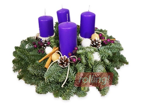 Advent Wreath - Celebration, ⌀35cm