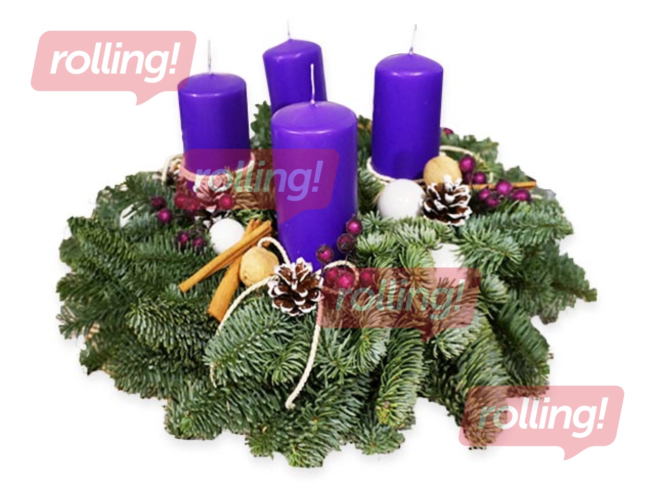 Advent Wreath - Celebration, ⌀35cm