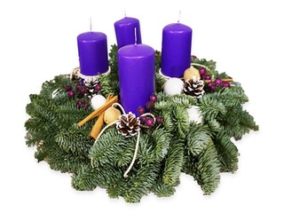 Венок Адвента - Праздник, ⌀35cм