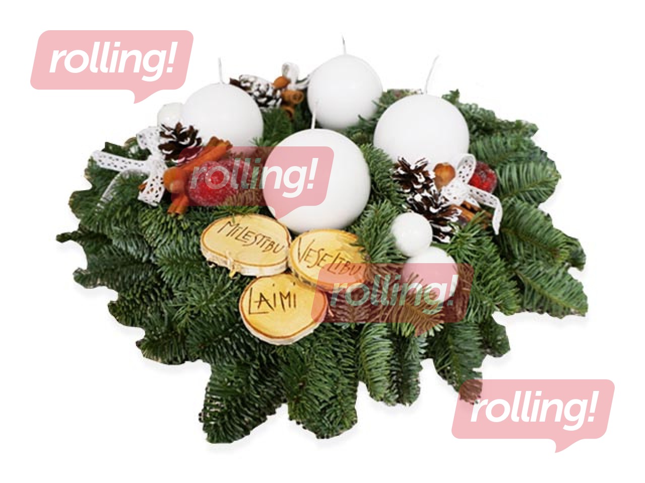 Advent Wreath - The Health, ⌀35cm