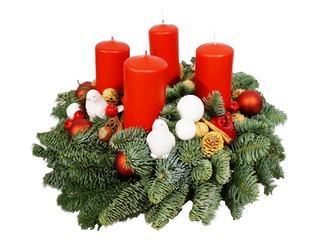 Advent Wreath - Merry Christmas, ⌀35cm