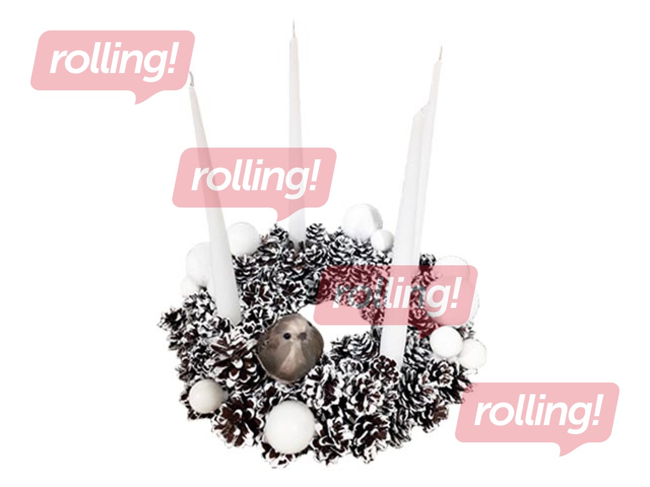 Advent Wreath - Forest miracle, ⌀30cm