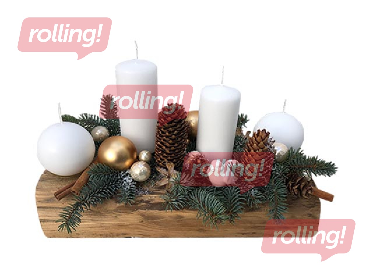 Adventes vainags - Svētvakars, 30x40cm