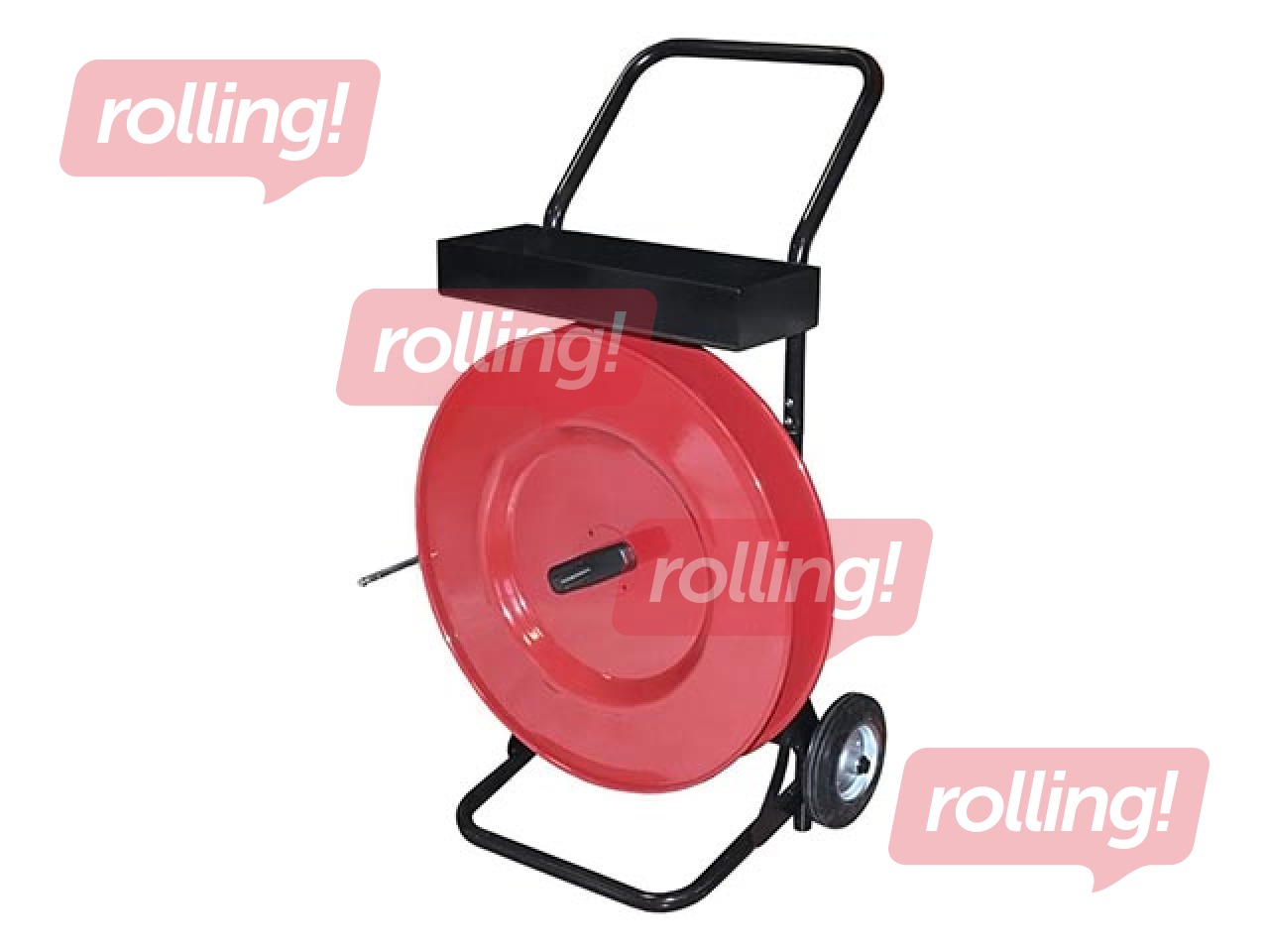 Turētājs/ratiņi H405 PP, PET un tērauda spriegošanas lentēm