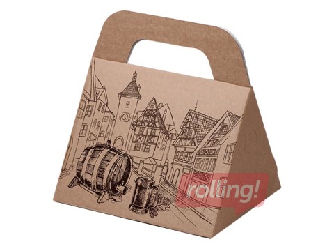 Коробка гофрированного картона 1-3 бутылок 0,5л