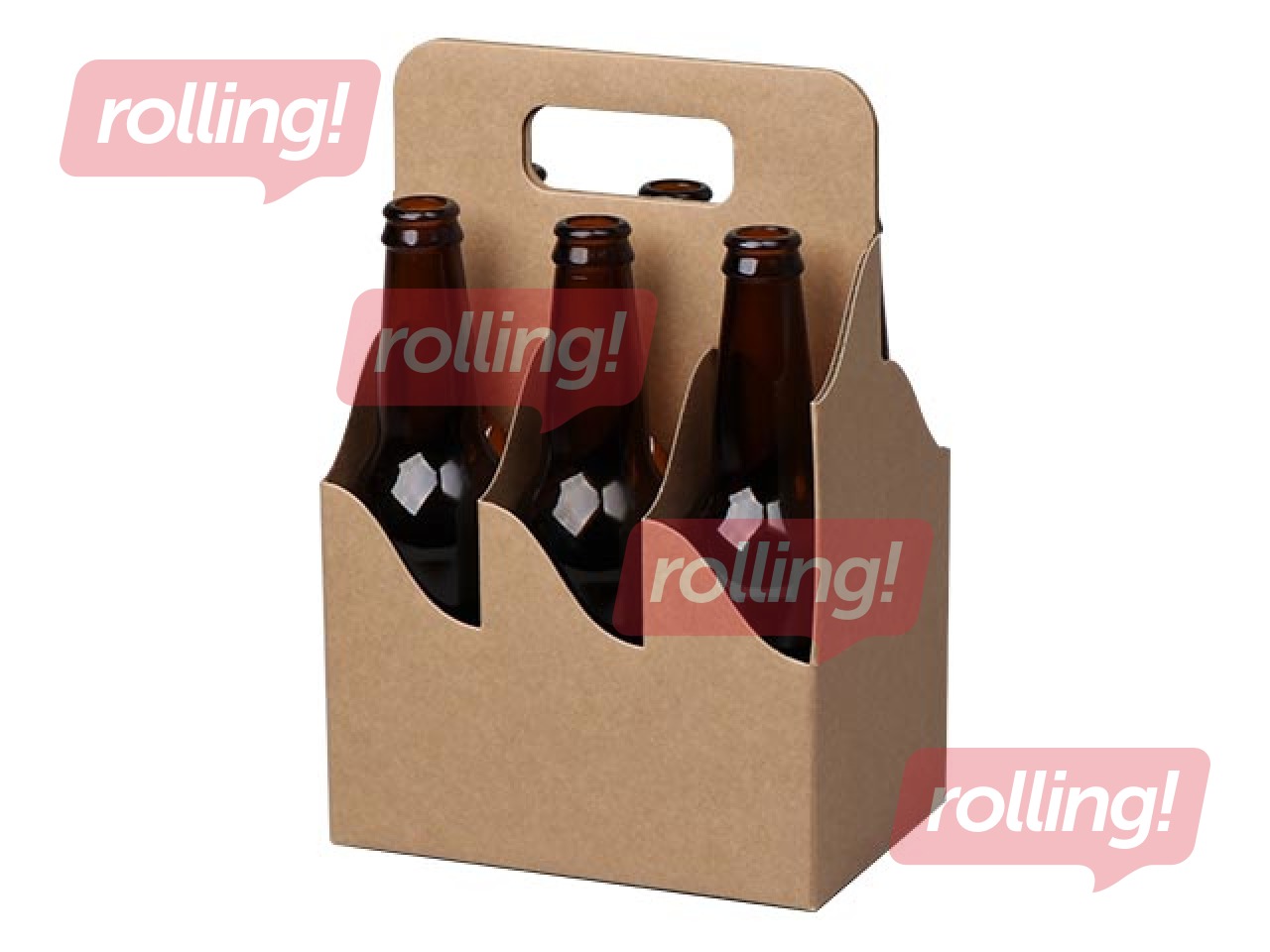 Pappkarp kuuele 0,33 L pudelile