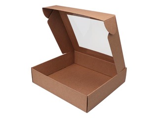 Kinkekarp aknaga, 330x300x80mm, kokkuklapitava kaanega