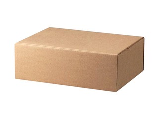 Pappkarp, 350 x 250 x 120 mm, pruun, 1 tk
