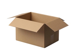 Corrugated cardboard box, 380x255x230mm