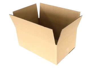 Kartona kaste pakomātiem, 1/2 M izmērs, 380x250x170mm, brūna