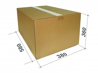 Kartona kaste pakomātiem, L izmērs, 580x356x360mm, brūna