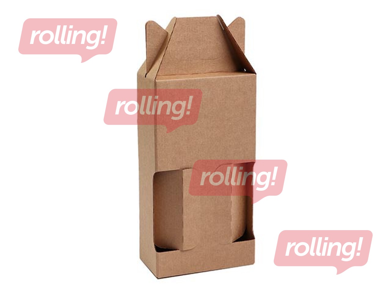 Pappkarp kahele 0,5 L pudelile