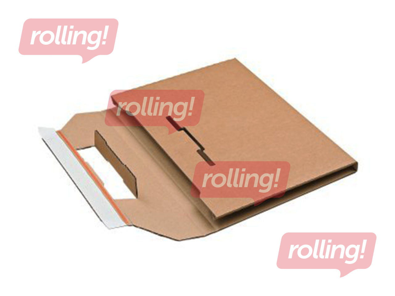 Gofrēta kartona kaste, kalendāram, brūna, 602x428x10mm