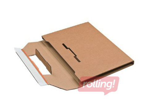 Коробка из гофрированного картона, для календаря, коричневая, 602x428x10мм